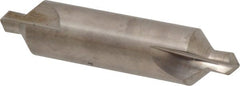 Hertel - #8 Plain Cut 90° Incl Angle Solid Carbide Combo Drill & Countersink - Exact Industrial Supply