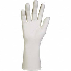 Disposable Gloves: Size X-Small, 6.3 mil, Nitrile White, 12″ Length