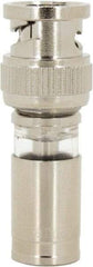 Ideal - Straight, BNC Compression Coaxial Connector - Compatible with RG59, Brass Body - Exact Industrial Supply