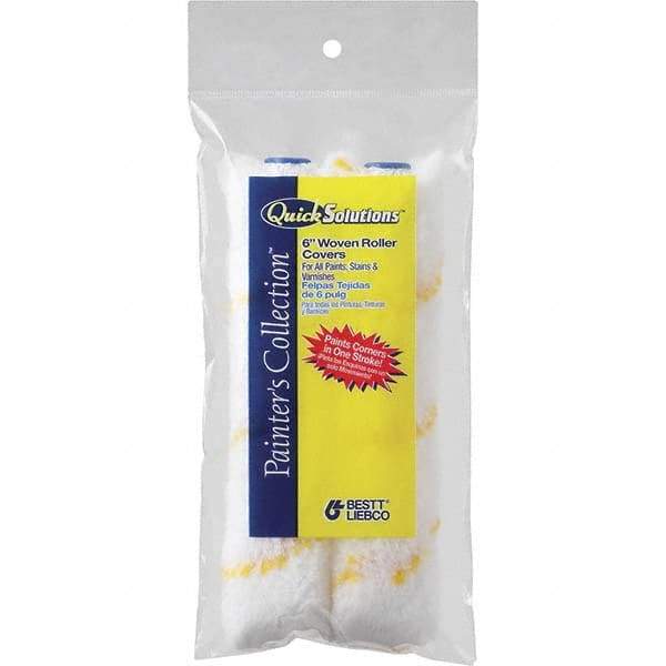 Krylon - 3/8" Nap, 4" Wide Paint Roller Cover - Smooth Texture, Woven - Exact Industrial Supply