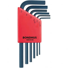 Bondhus - Hex Key Sets Tool Type: Hex Handle Type: L-Key Short Arm - Exact Industrial Supply