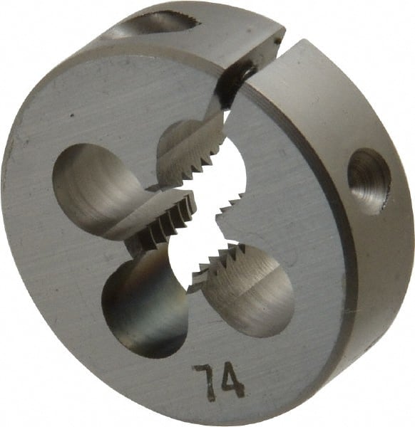 OSG - #12-28 UNF High Speed Steel Round Adjustable Die - Exact Industrial Supply