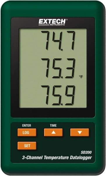 Extech - -58 to 2372°F, Temp Recorder - Exact Industrial Supply