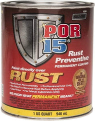 POR-15 - 1 Quart, Silver, Rust Preventative Paint - Comes in Can - Exact Industrial Supply