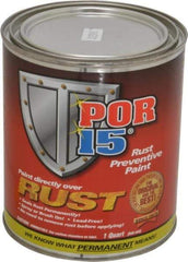 POR-15 - 1 Quart, Semi Gloss Black, Rust Preventative Paint - Comes in Can - Exact Industrial Supply