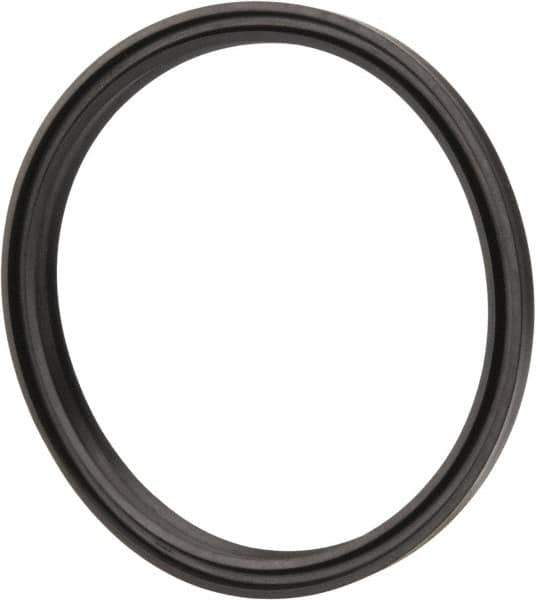 Value Collection - 4" Inside Diam x 4-1/2" Outside Diam 8600 Type Wiper - 0.351" High, Nitrile - Exact Industrial Supply