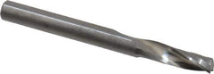 Onsrud - 3/16" Cutting Diam x 5/8" Length of Cut, 1 Flute, Upcut Spiral Router Bit - Uncoated, Right Hand Cut, Solid Carbide, 2" OAL x 3/16" Shank Diam, Single Edge, 21° Helix Angle - Exact Industrial Supply