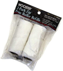Wooster Brush - 3/16" Nap, 3" Wide Paint Mini Roller Covers - Smooth Texture, Woven - Exact Industrial Supply