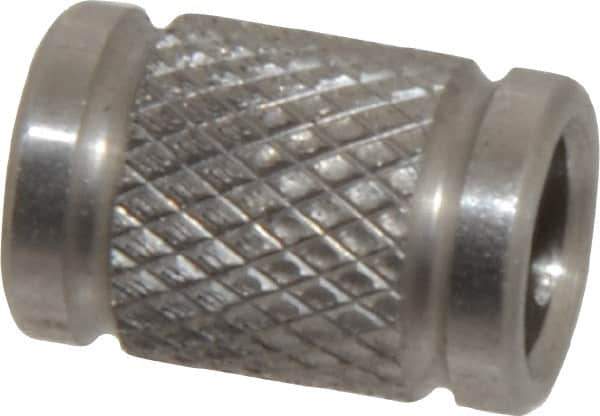 Gibraltar - 1/4" Pin Diam, 0.58" Long, 3/8" OD Quick Release Pin Receiver Cap - 303 Stainless Steel - Exact Industrial Supply