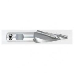 1/4 x 3/8 x 3/4 x 2-1/2 3 Fl HSS-CO Tapered Center Cutting End Mill -  Bright - Exact Industrial Supply