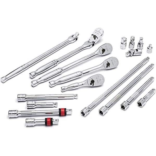 GearWrench - Socket Extension Sets Tool Type: Ratchet & Drive Tool Set Drive Size (Inch): 0.375 - Exact Industrial Supply