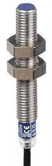 Telemecanique Sensors - PNP, NC, 2.5mm Detection, Cylinder Shielded, Inductive Proximity Sensor - 3 Wires, IP67, 12 to 48 VDC, M8x1 Thread, 50mm Long - Exact Industrial Supply