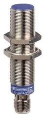 Telemecanique Sensors - PNP, 8mm Detection, Cylinder Shielded, Inductive Proximity Sensor - 3 Wires, IP67, IP69K, 12 to 48 VDC, M18x1 Thread, 2.91 Inch Long - Exact Industrial Supply