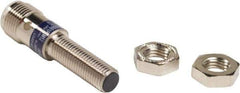 Telemecanique Sensors - PNP, 1.5mm Detection, Cylinder Shielded, Inductive Proximity Sensor - 3 Wires, IP67, 12 to 24 VDC, M12x1 Thread, 45mm Long x 0.39 Inch Wide - Exact Industrial Supply