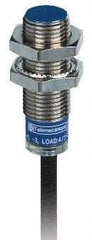 Telemecanique Sensors - PNP, 2mm Detection, Cylinder Shielded, Inductive Proximity Sensor - 3 Wires, IP68, IP69K, 12 to 24 VDC, M12x1 Thread, 1.38 Inch Long x 0.47 Inch Wide - Exact Industrial Supply