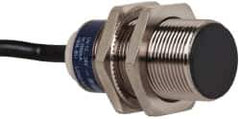 Telemecanique Sensors - PNP, NC, 5mm Detection, Cylinder Shielded, Inductive Proximity Sensor - 3 Wires, IP68, IP69K, 12 to 24 VDC, M18x1 Thread, 1.54 Inch Long x 0.71 Inch Wide - Exact Industrial Supply