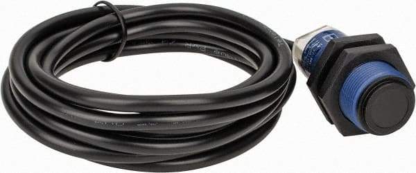 Telemecanique Sensors - Cable Connector, 15m Nominal Distance, Shock and Vibration Resistant, Through Beam Photoelectric Sensor - 12 to 24 VDC, 500 Hz, PBT, 46mm Long x 18mm Wide - Exact Industrial Supply