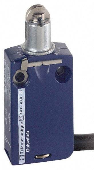 Telemecanique Sensors - DP, NC/NO, 240 VAC, Removable Cable Terminal, Roller Plunger Actuator, General Purpose Limit Switch - IP66, IP67, IP68 IPR Rating - Exact Industrial Supply