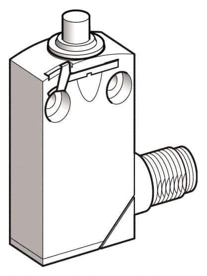 Telemecanique Sensors - SPCO, 2NC/2NO, 240 VAC, 250 VDC, Screw Terminal, End Plunger Actuator, General Purpose Limit Switch - 1, 2, 6, 12, 13, 4X, 6P NEMA Rating, IP66, IP67, IP68 IPR Rating - Exact Industrial Supply