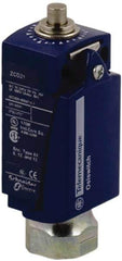 Telemecanique Sensors - SPDT, NC/NO, 240 VAC, 250 VDC, Screw Terminal, End Plunger Actuator, General Purpose Limit Switch - 1, 2, 4, 6, 12, 13 NEMA Rating, IP66, IP67 IPR Rating - Exact Industrial Supply