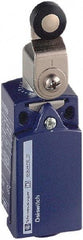 Telemecanique Sensors - SPDT, NC/NO, 240 VAC, 250 VDC, Screw Terminal, Roller Lever Actuator, General Purpose Limit Switch - 1, 2, 4, 6, 12, 13 NEMA Rating, IP66, IP67 IPR Rating - Exact Industrial Supply
