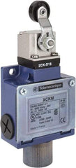 Telemecanique Sensors - SPDT, NC/NO, 240 VAC, 250 VDC, Screw Terminal, Roller Lever Actuator, General Purpose Limit Switch - 1, 2, 4, 6, 12, 13, 6P NEMA Rating, IP66 IPR Rating - Exact Industrial Supply