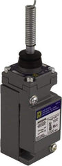 Square D - SPDT, NC/NO, 600 VAC at 1.20 Amp, 600 VDC at 0.10 Amp, Screw Terminal, Steel Spring Actuator, General Purpose Limit Switch - 1, 2, 4, 6, 12, 13, 6P NEMA Rating, IP66 IPR Rating - Exact Industrial Supply