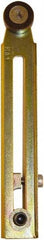 Square D - 0.88 Inch Long, 0.63 Inch Diameter, Cast Zinc Body, Limit Switch Adjustable Roller Lever - Steel Roller, For Use with Limit Switches - Exact Industrial Supply