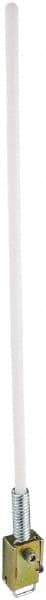 Square D - 12 Inch Long, 1/4 Inch Diameter, Acetal Body, Limit Switch Operator - Plastic Roller, For Use with Limit Switches - Exact Industrial Supply