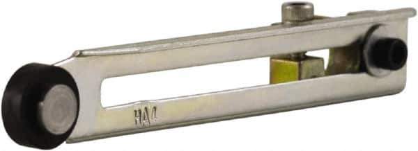 Square D - 0.88 Inch Long, 0.63 Inch Diameter, Cast Zinc Body, Limit Switch Adjustable Roller Lever - Nylon Roller, For Use with Limit Switches - Exact Industrial Supply