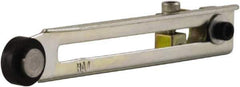Square D - 0.88 Inch Long, 0.63 Inch Diameter, Cast Zinc Body, Limit Switch Adjustable Roller Lever - Nylon Roller, For Use with Limit Switches - Exact Industrial Supply