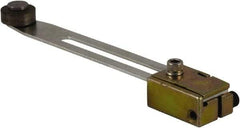 Square D - 0.88 Inch Long, 0.63 Inch Diameter, Cast Zinc Body, Limit Switch Adjustable Roller Lever - Steel Roller, For Use with Limit Switches - Exact Industrial Supply