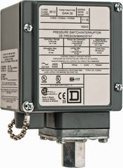 Square D - 4, 13 and 4X NEMA Rated, DPDT, 5 to 250 psig, Electromechanical Pressure and Level Switch - Exact Industrial Supply