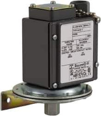 Square D - 4, 13 and 4X NEMA Rated, SPDT, 0.2 to 10 psi, Vacuum Switch Pressure and Level Switch - Adjustable Pressure, 24 VDC, Screw Terminal - Exact Industrial Supply