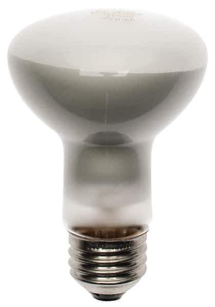 Philips - 45 Watt Incandescent Flood/Spot Medium Screw Lamp - 2,700°K Color Temp, 380 Lumens, 130 Volts, Dimmable, R20, 2,000 hr Avg Life - Exact Industrial Supply