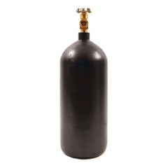 Made in USA - Oxygen/Acetylene Torch Accessories; Type: Nitrogen Tank ; Gas Type: Nitrogen ; Diameter (Inch): 7 ; Container Size: 40 Cu. Ft. ; CGA Inlet Connection: 580 ; Color: Black - Exact Industrial Supply