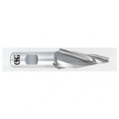 1/4 x 1/2 x 3/4 x 2-3/4 3 Fl HSS-CO Tapered Center Cutting End Mill -  Bright - Exact Industrial Supply