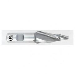 3/32 x 5/8 x 1-1/2 x 3-5/8 3 Fl HSS-CO Tapered Center Cutting End Mill -  Bright - Exact Industrial Supply
