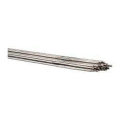 Welding Material - 36 Inch Long, 1/16 Inch Diameter, Bare Coated, Stainless Steel, TIG Welding and Brazing Rod - 1 Lb., Industry Specification 308L - Exact Industrial Supply