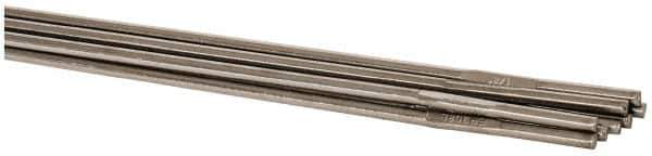 Welding Material - 36 Inch Long, 1/8 Inch Diameter, Bare Coated, Stainless Steel, TIG Welding and Brazing Rod - 1 Lb., Industry Specification 308L - Exact Industrial Supply