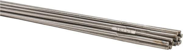 Welding Material - 36 Inch Long, 3/32 Inch Diameter, Bare Coated, Stainless Steel, TIG Welding and Brazing Rod - 1 Lb., Industry Specification 316L - Exact Industrial Supply