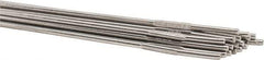 Welding Material - 36 Inch Long, 3/32 Inch Diameter, Bare Coated, Stainless Steel, TIG Welding and Brazing Rod - 10 Lb., Industry Specification 316L - Exact Industrial Supply