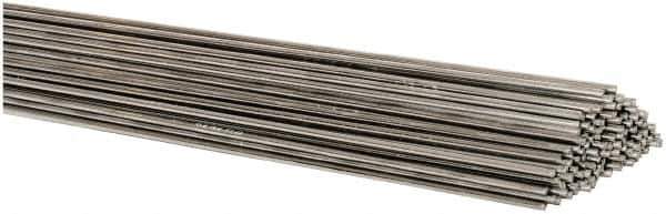 Welding Material - 36 Inch Long, 1/16 Inch Diameter, Bare Coated, Aluminum, TIG Welding and Brazing Rod - 10 Lb., Industry Specification 4043 - Exact Industrial Supply