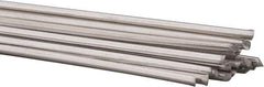 Welding Material - 36 Inch Long, 1/8 Inch Diameter, Bare Coated, Aluminum, TIG Welding and Brazing Rod - 1 Lb., Industry Specification 4043 - Exact Industrial Supply