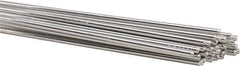 Welding Material - 36 Inch Long, 3/32 Inch Diameter, Bare Coated, Aluminum, TIG Welding and Brazing Rod - 10 Lb., Industry Specification 5356 - Exact Industrial Supply