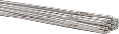 Welding Material - 36 Inch Long, 1/8 Inch Diameter, Bare Coated, Aluminum, TIG Welding and Brazing Rod - 1 Lb., Industry Specification 5356 - Exact Industrial Supply