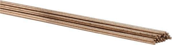 Welding Material - 36 Inch Long, 1/16 Inch Diameter, Bare Coated, Silicon Bronze, TIG Welding and Brazing Rod - 1 Lb., Industry Specification ERCuSi-A - Exact Industrial Supply
