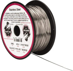 Welding Material - ER308L, 0.035 Inch Diameter, Stainless Steel MIG Welding Wire - 2 Lb. Roll - Exact Industrial Supply