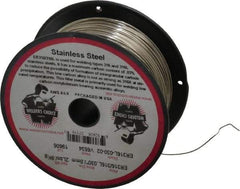 Welding Material - ER316L, 0.03 Inch Diameter, Stainless Steel MIG Welding Wire - 2 Lb. Roll - Exact Industrial Supply