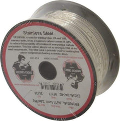 Welding Material - ER316L, 0.045 Inch Diameter, Stainless Steel MIG Welding Wire - 2 Lb. Roll - Exact Industrial Supply